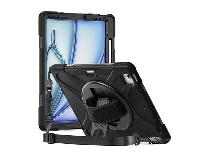 Rotating Security Case for iPad Air 13 (2025/24 - M3/M2) - Black