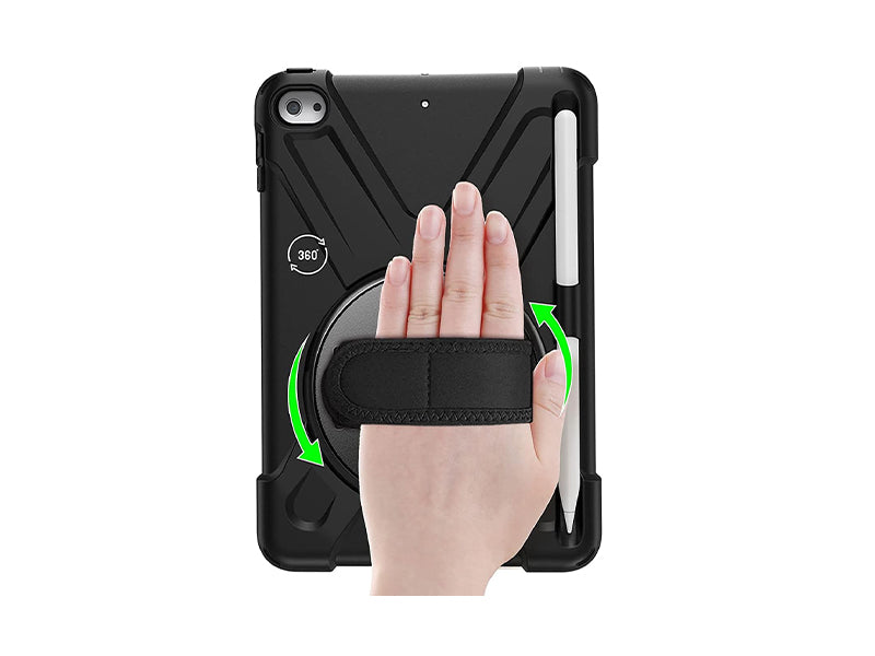 Rotating Security Case for iPad Mini 7.9 (2019/15 - 5/4th gen) - Black