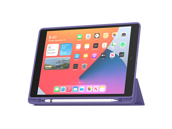 Folio Slim Skin iPad Air 10.9 (2020/22 - 4th/5th gen) & Air 11 (M2/M3/M4) Lilas