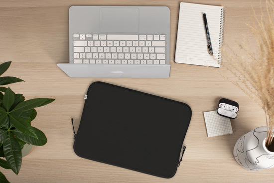 MacBook Sleeve NEO Basics ²Life Perfect Fit Black / Black
