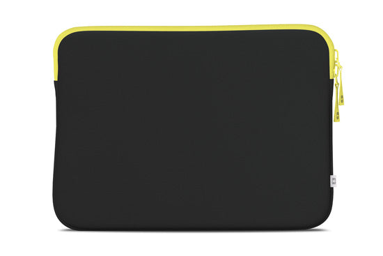 MacBook Sleeve NEO Basics ²Life Perfect Fit Black / Lemon