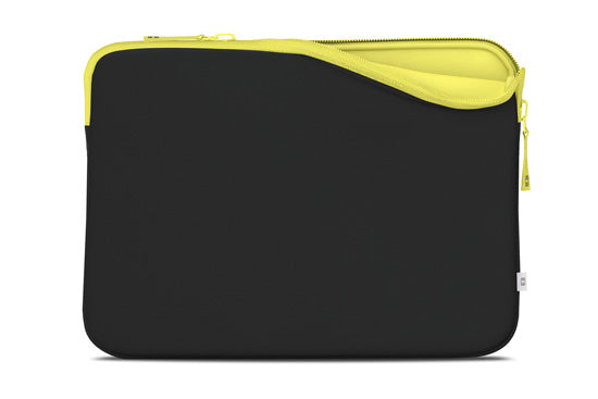 MacBook Sleeve NEO Basics ²Life Perfect Fit Black / Lemon