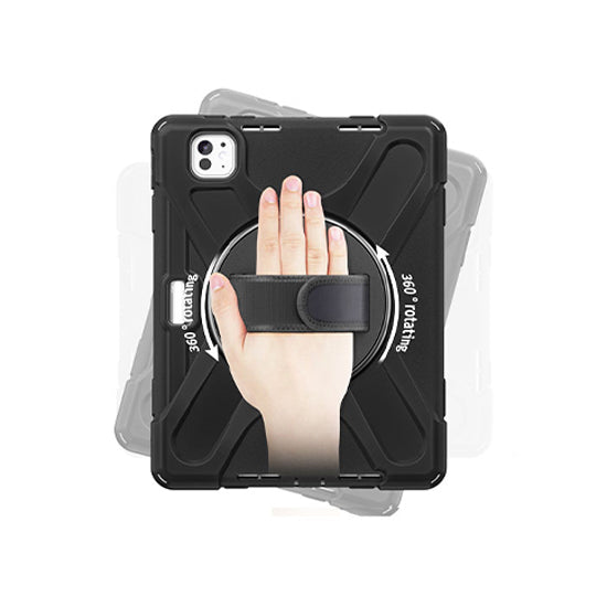 Rotating Security Case for iPad Pro 13 (2024 - M4) - Black