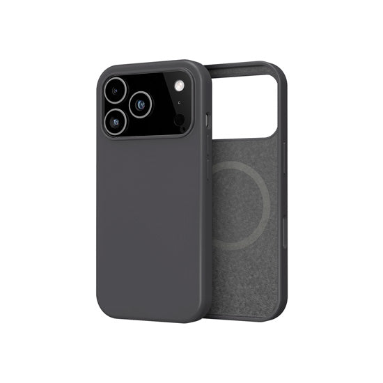 Coque silicone MagSafe iPhone 17 Pro Noir