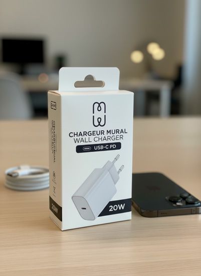 USB-C PD 20W Charger White