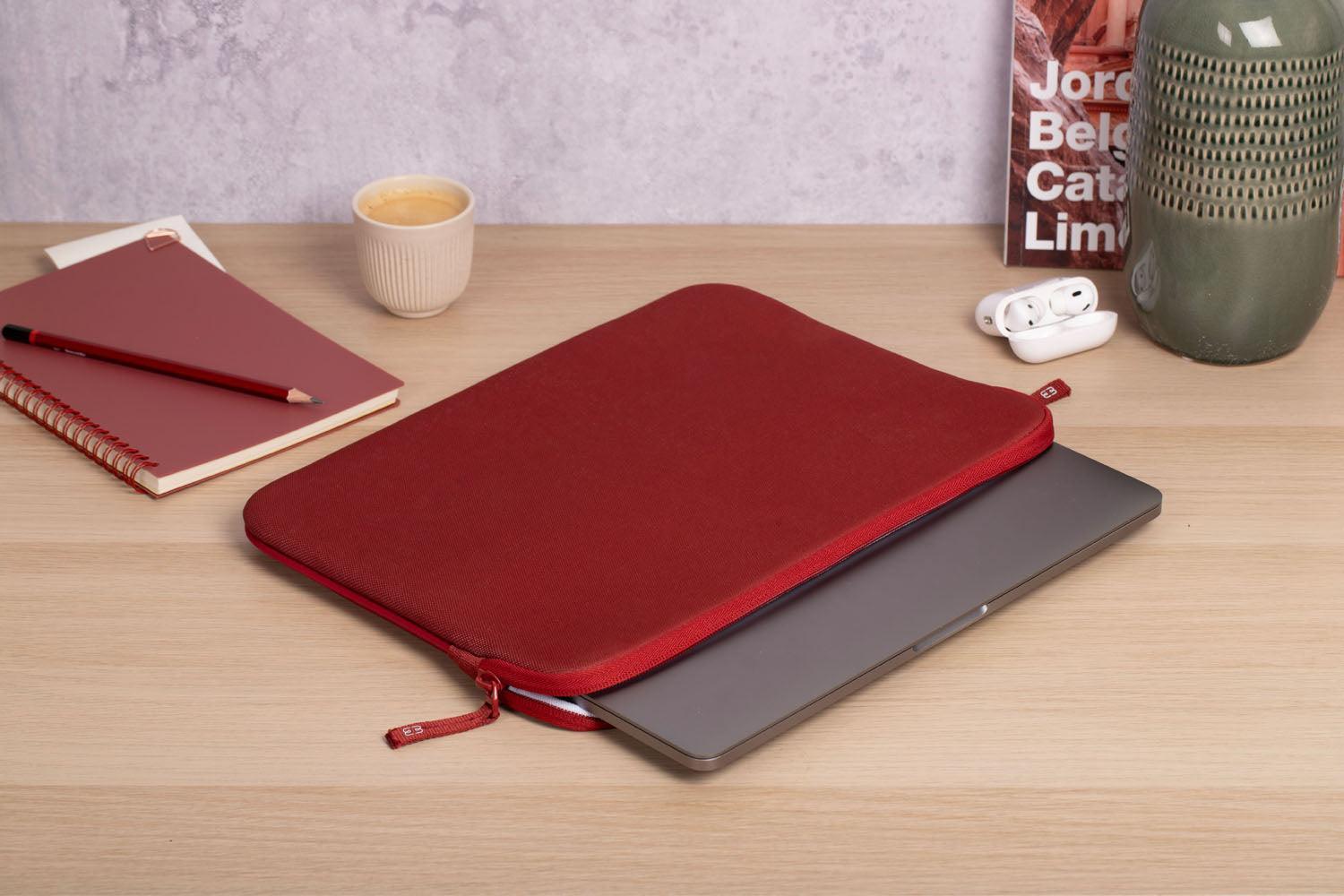 Housse recyclée pour MacBook Air/Pro 13″ - Rouge