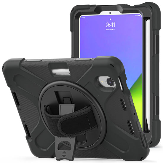 Securit rotative iPad Mini 8.3 (2024/21 - 7/6th gen) Noir Polybag