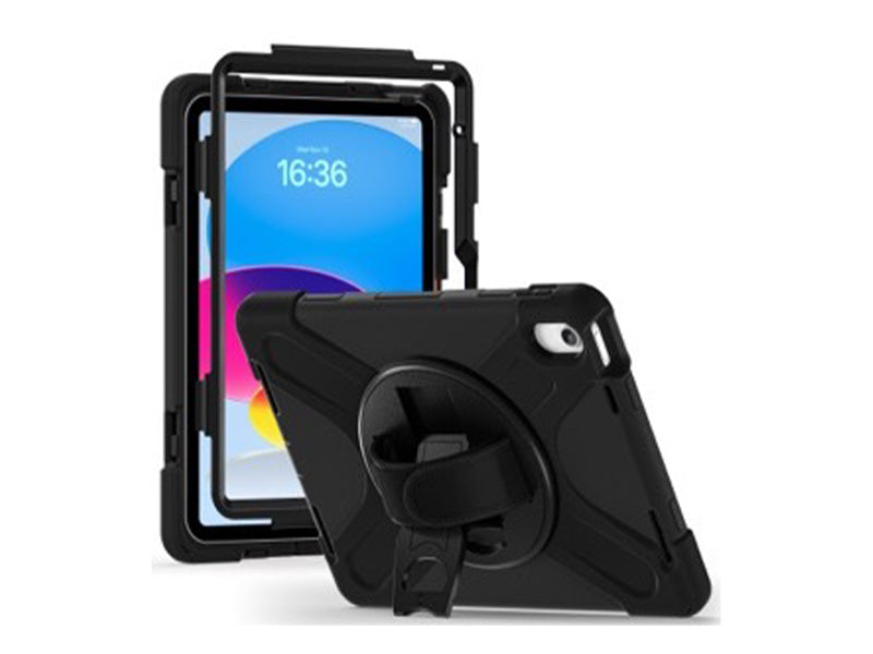 Rotating Security Case for iPad 11 & 10.9" (2025/22 - 11/10th gen) - Black