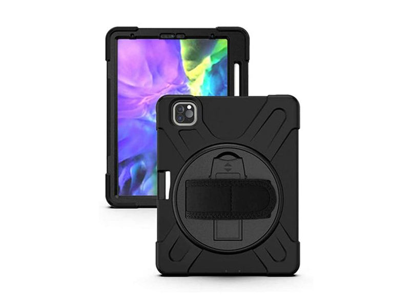 iPad 12.9 (2020 - 4th gen) Rotating Security Case Black - Black