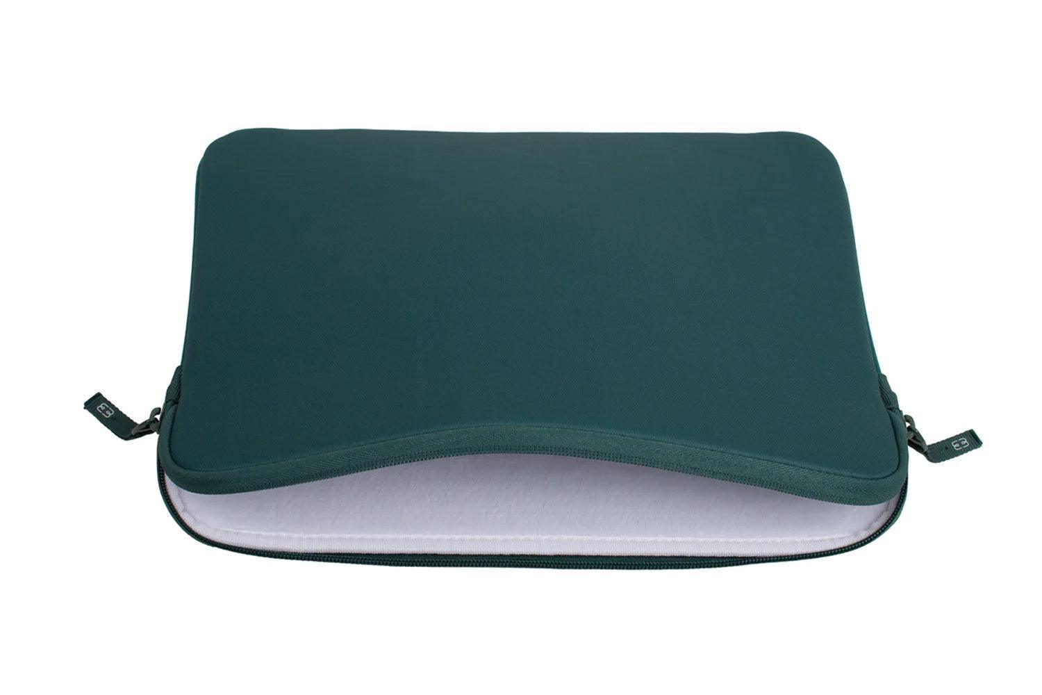 Housse MacBook Recyclee Vert - intérieur