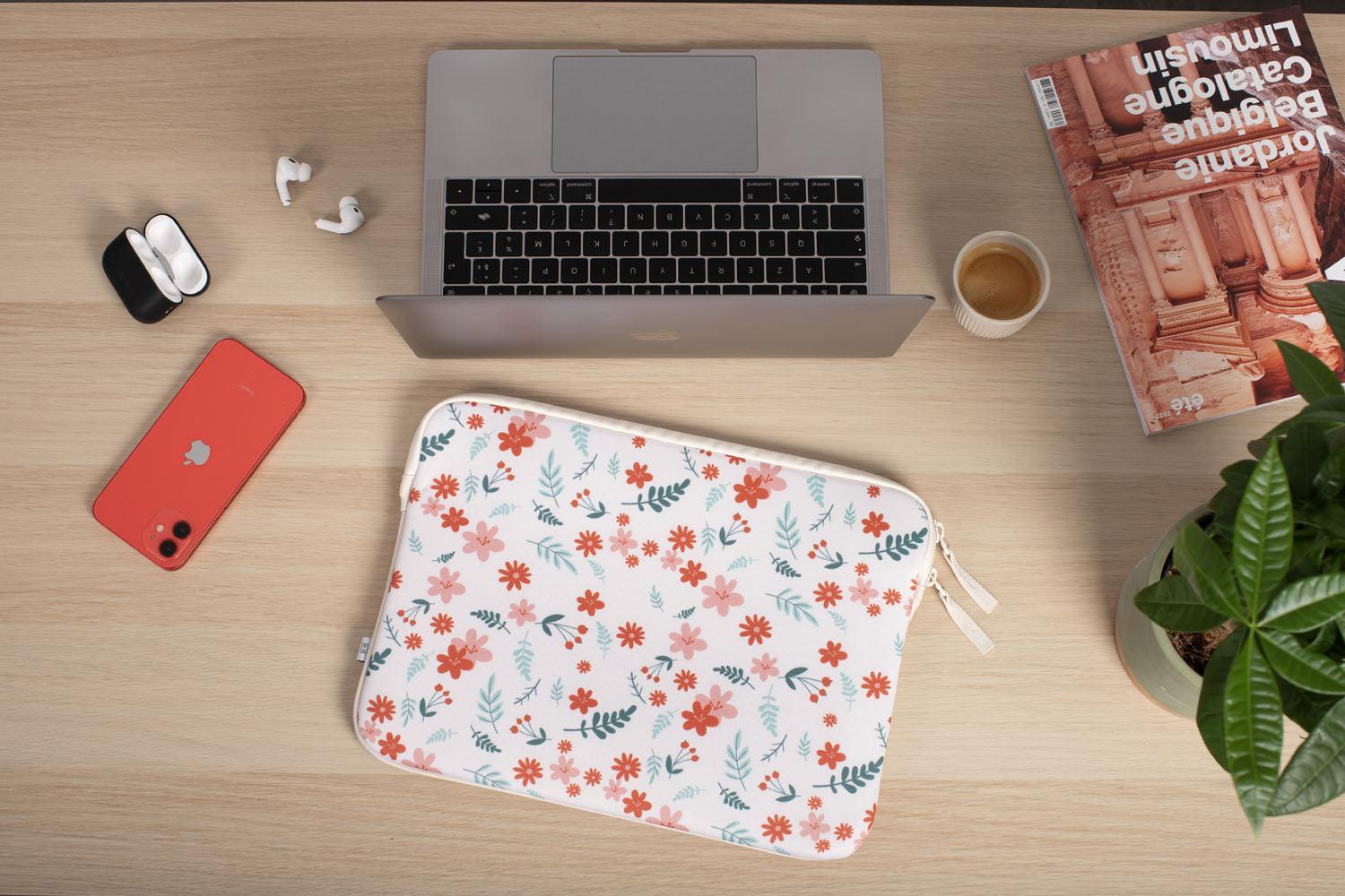 Housse pour MacBook Air/Pro 13″ - Pattern 2nd Life Flower Bomb - MW