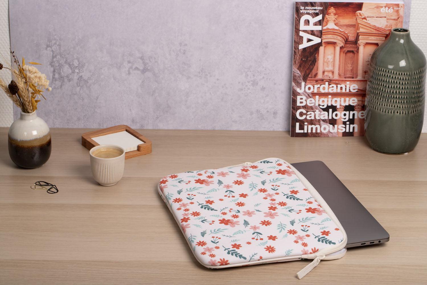 Housse pour MacBook Air/Pro 13″ - Pattern 2nd Life Flower Bomb - MW