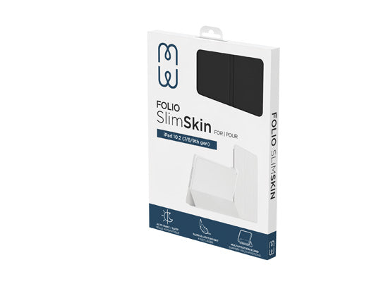 Folio Slim Skin iPad Air 10.9 (2020/22 - 4th/5th gen) & Air 11 (M2/M3/M4) Black