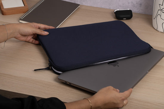 Sleeve MacBook Pro 14 Basics ²Life Blue/White