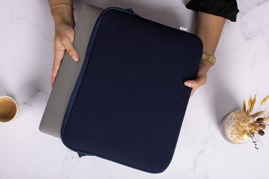 Sleeve MacBook Pro 14 Basics ²Life Blue/White