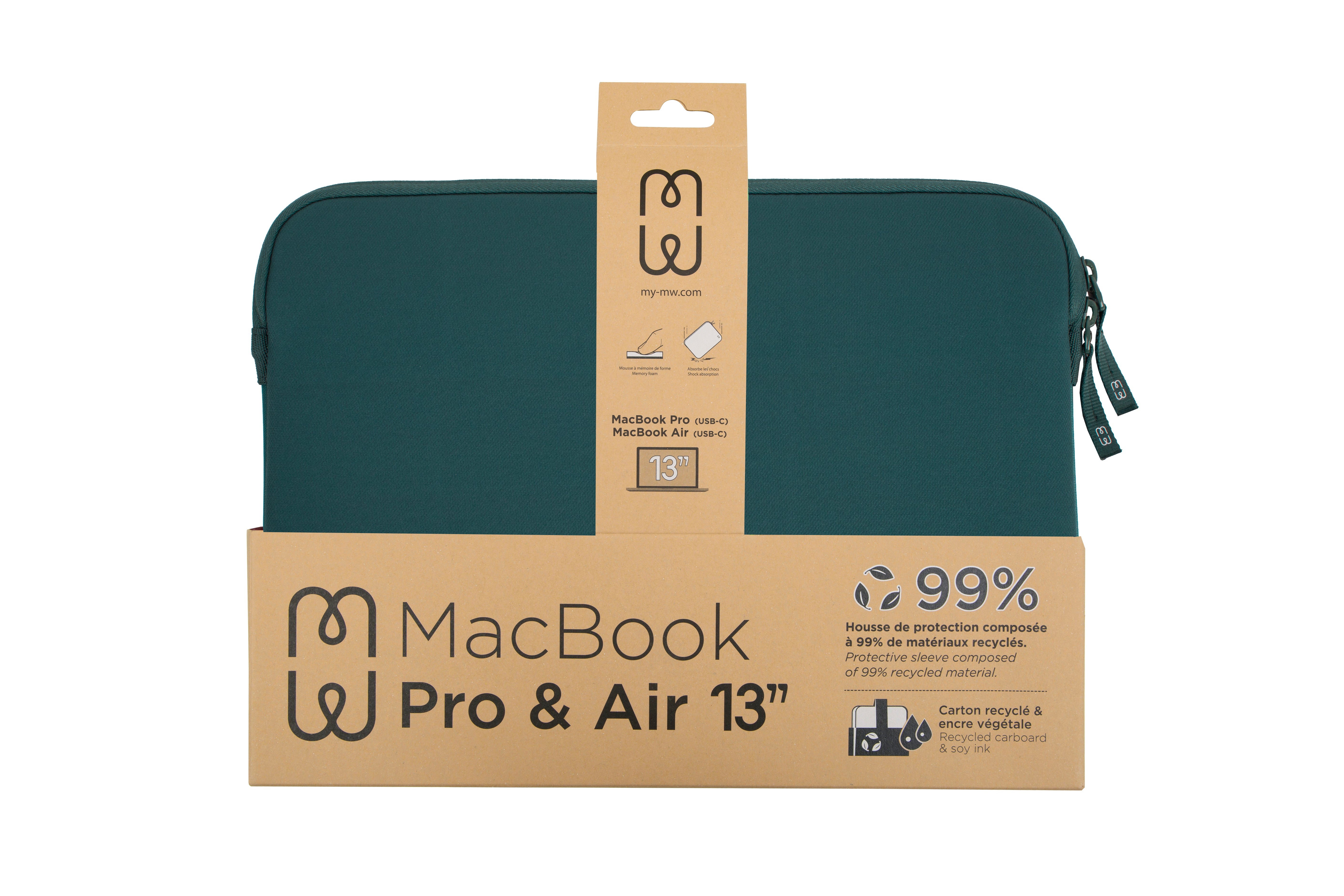 MacBook Air 15 Basics ²Life Green/White Sleeve