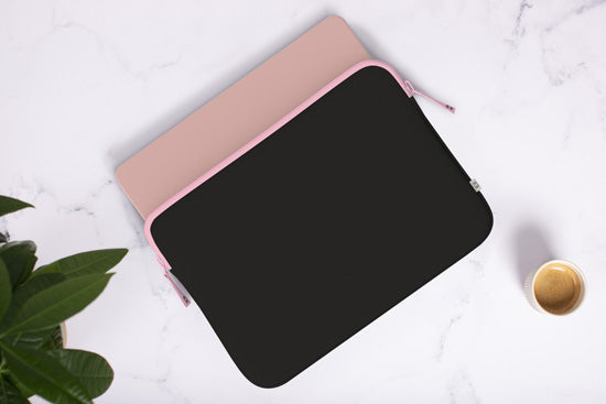 MacBook Sleeve NEO Basics ²Life Perfect Fit Black / Rose