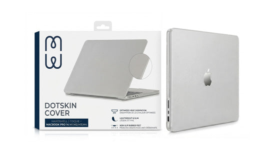 DotSkin MacBook Pro 14" (M1/M2/M3/M4/M5) Transparent Case
