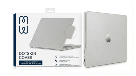 DotSkin MacBook Air 15 (M2/M3/M4/M5) Transparent Case