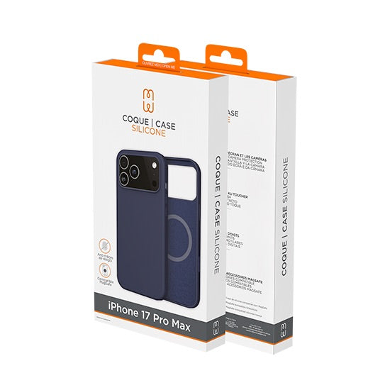 iPhone 17 Pro Max Blue MagSafe Silicone Case