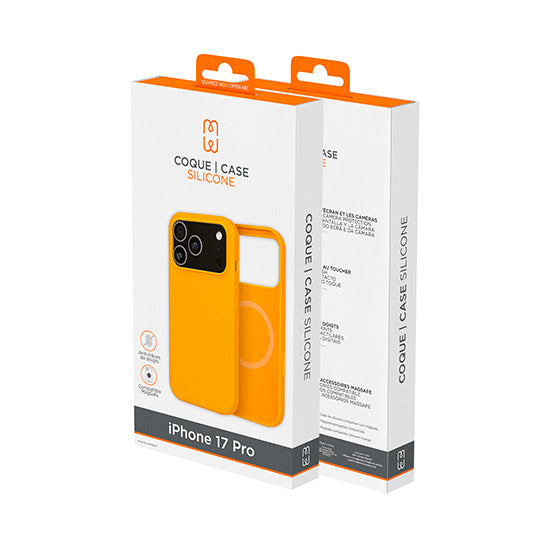 iPhone 17 Pro MagSafe Silicone Case Orange