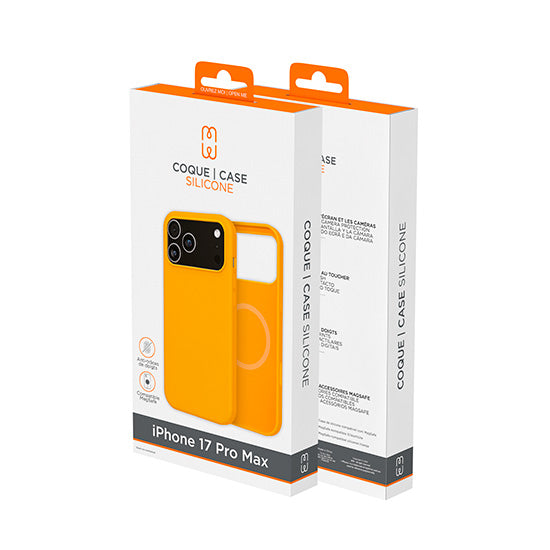 iPhone 17 Pro Max MagSafe Silicone Case Orange
