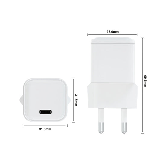 35W USB-C PD Charger White