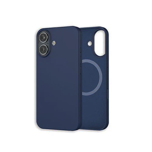 MagSafe iPhone 16 Silicone Case - Blue