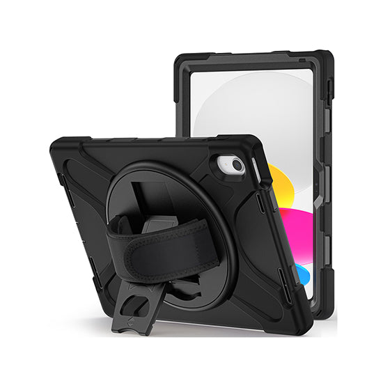 Coque Securit Rotative iPad 11 (2025 - 11th gen) & 10.9 (2022 - 10th gen) Noir Polybag