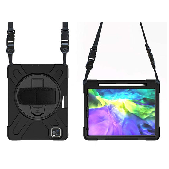 Coque Securit Rotative iPad Pro 12.9 (2020 - 4th gen) Noir Polybag