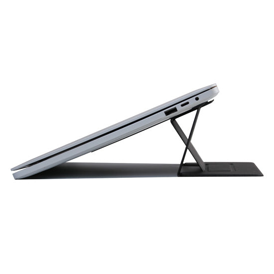 Anthracite adhesive laptop stand Polybag