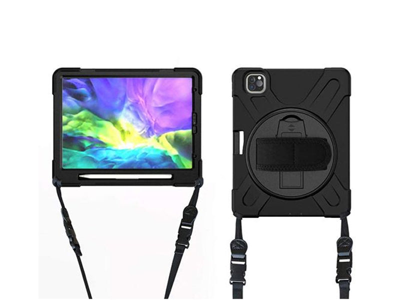 Coque Securit rotative iPad 12.9 (2020 - 4th gen) Noir - Noir